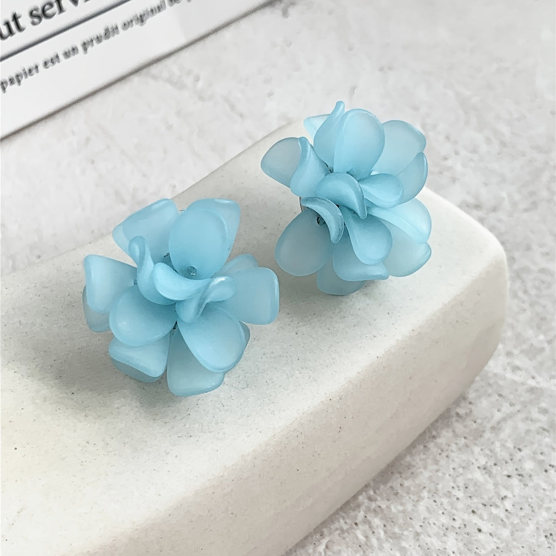 Blooming Camellia Stud Earrings