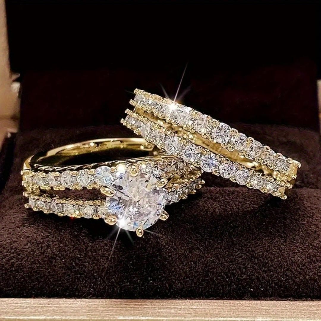 Radiant Halo Ring Series