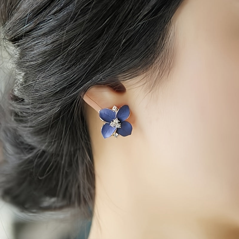 Azure Blossom Earrings