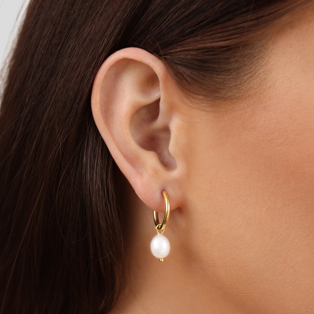 Genuine Pearl Earrings
