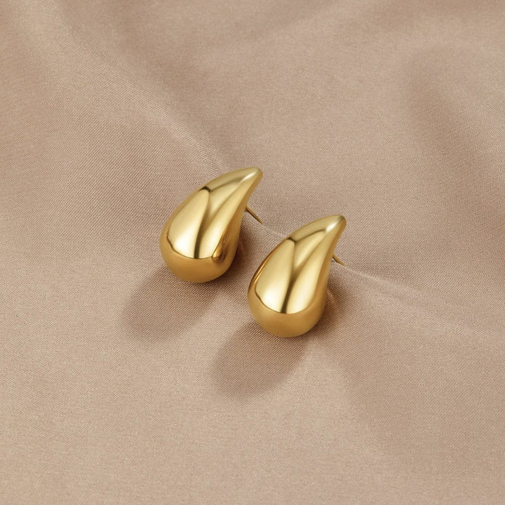 Gilded Teardrop Earrings