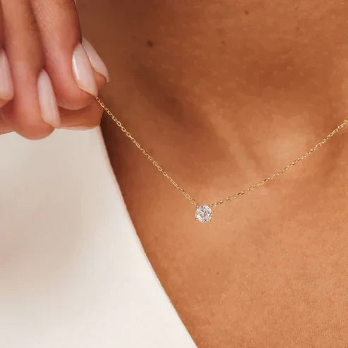 Cléa Moissanite Gemstone Necklace