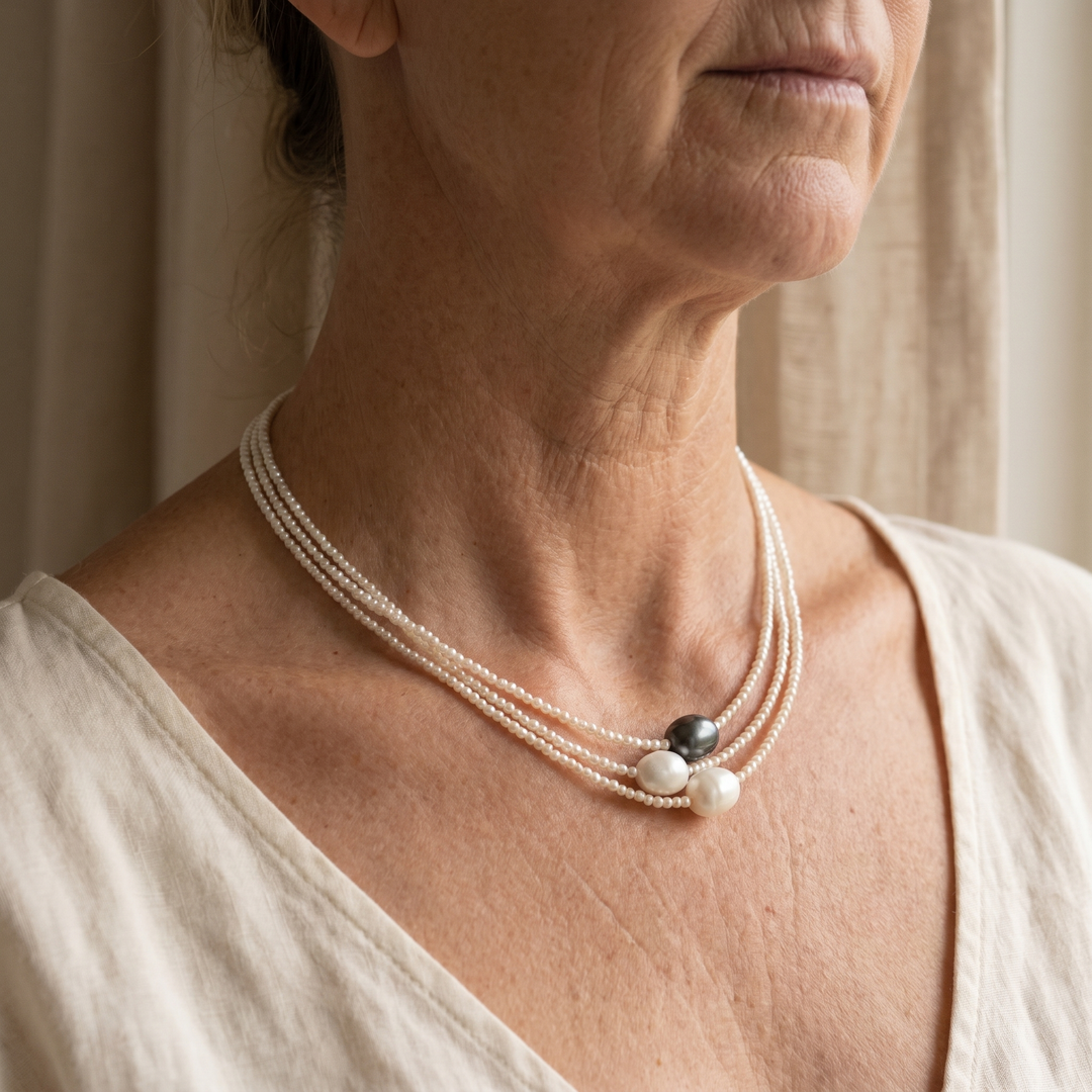 Timeless Freshwater Pearl Necklace