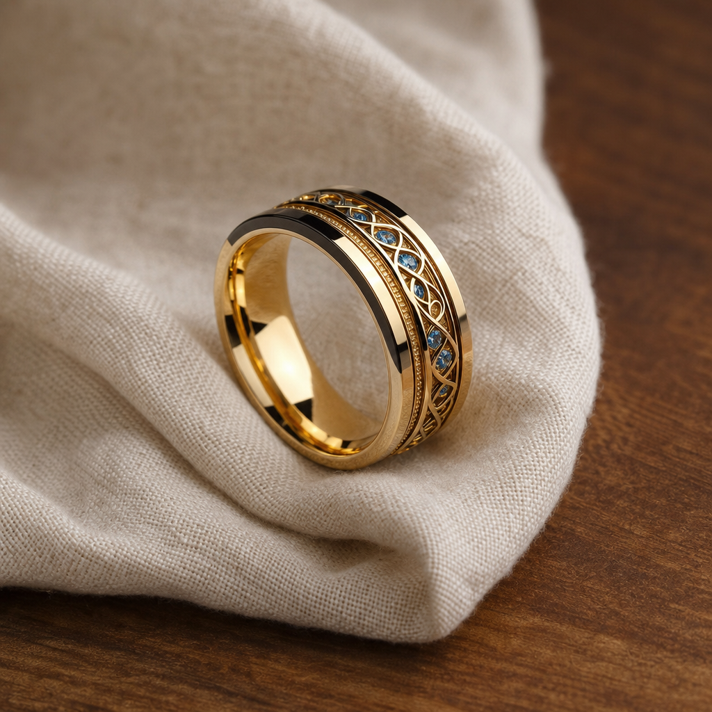 Eternal Gold Vintage Infinity Ring