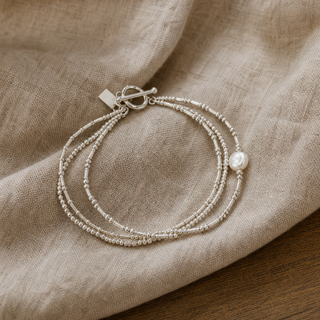 Premium Pearl Bracelet Set