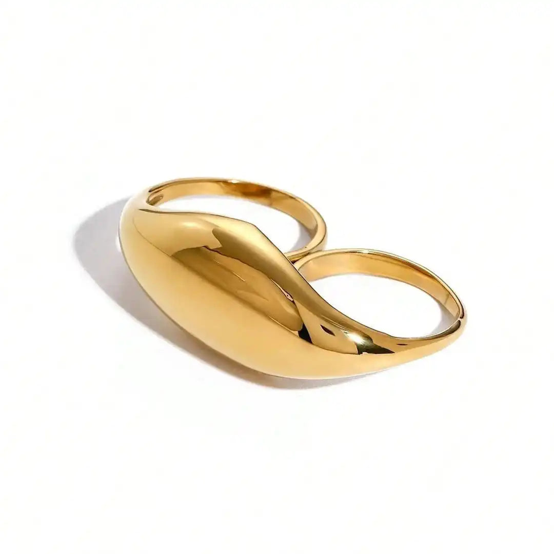 Timeless Gold Double Band Ring
