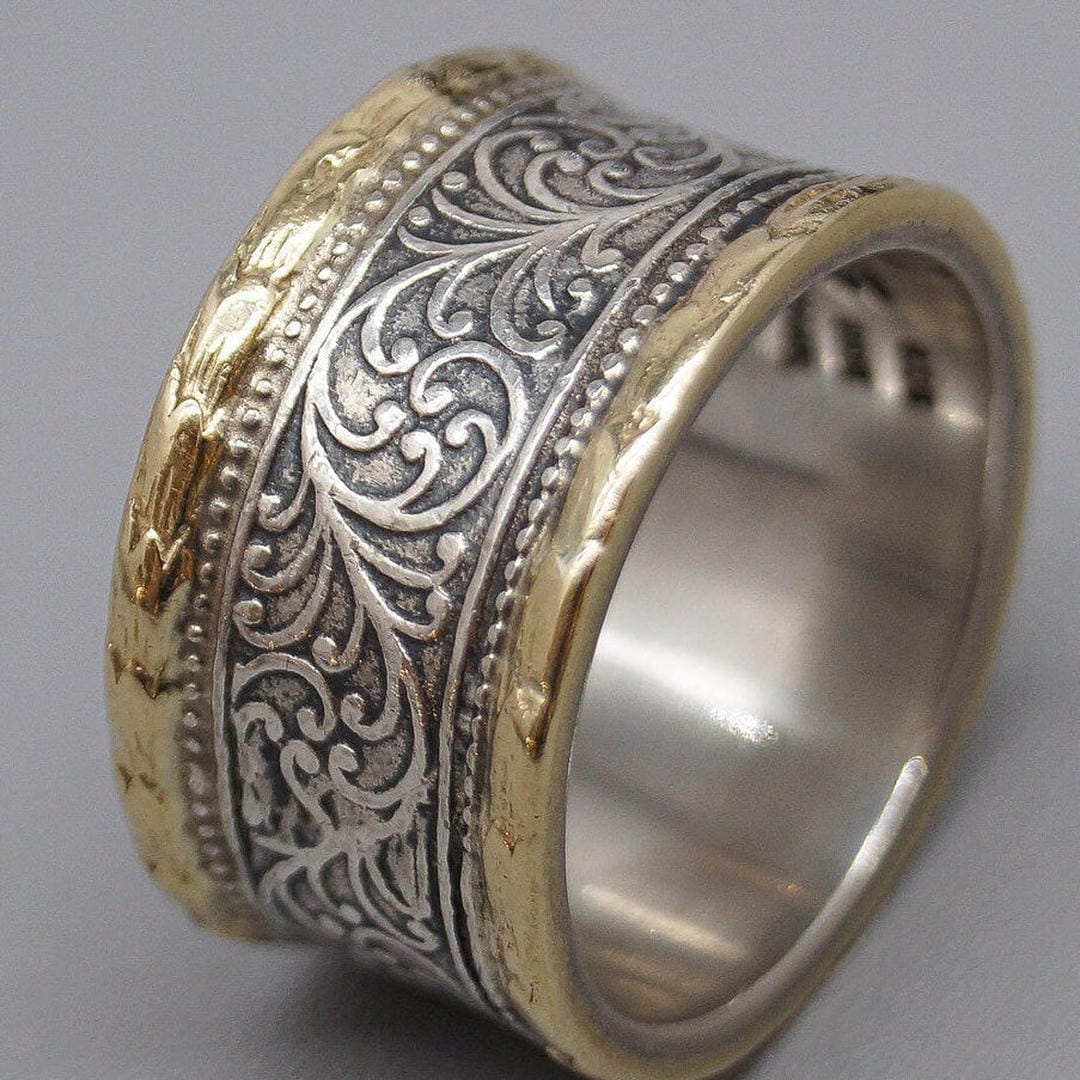 Timeless Gold and Silver Elegant Ring