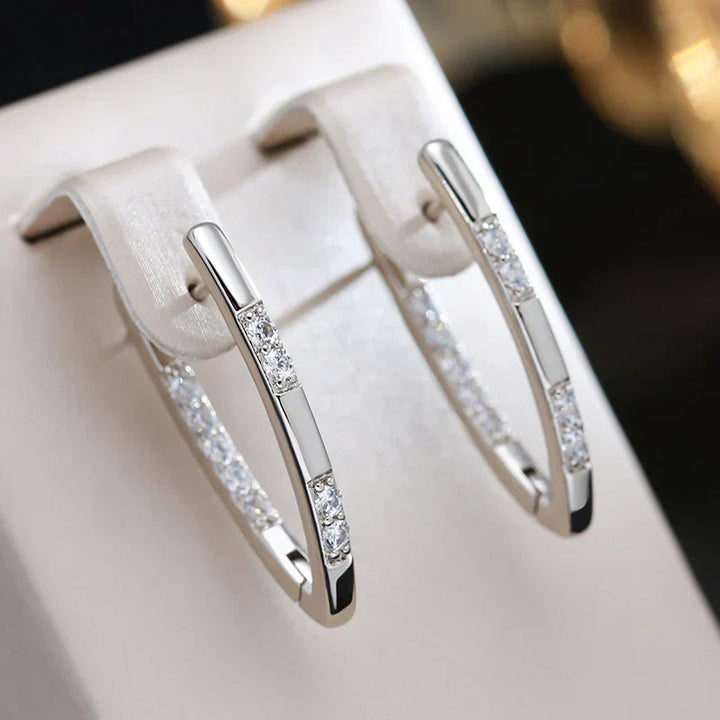 Sylvia Chic Zirconia Earrings