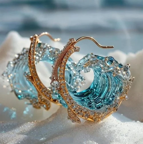 Earrings of the Ocean's Promise