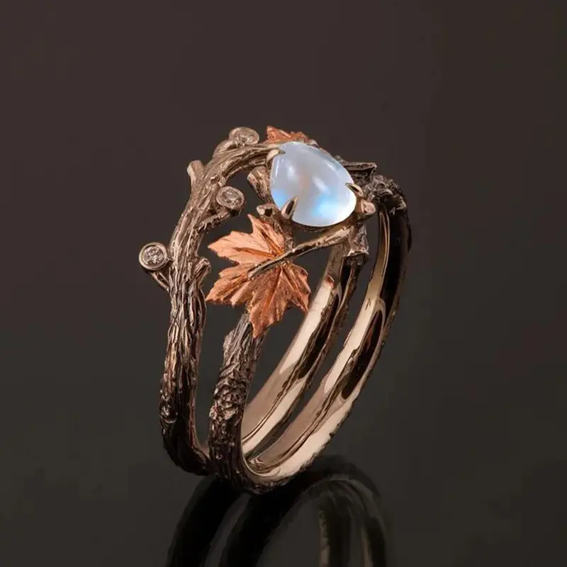 Genuine Moonstone Ring