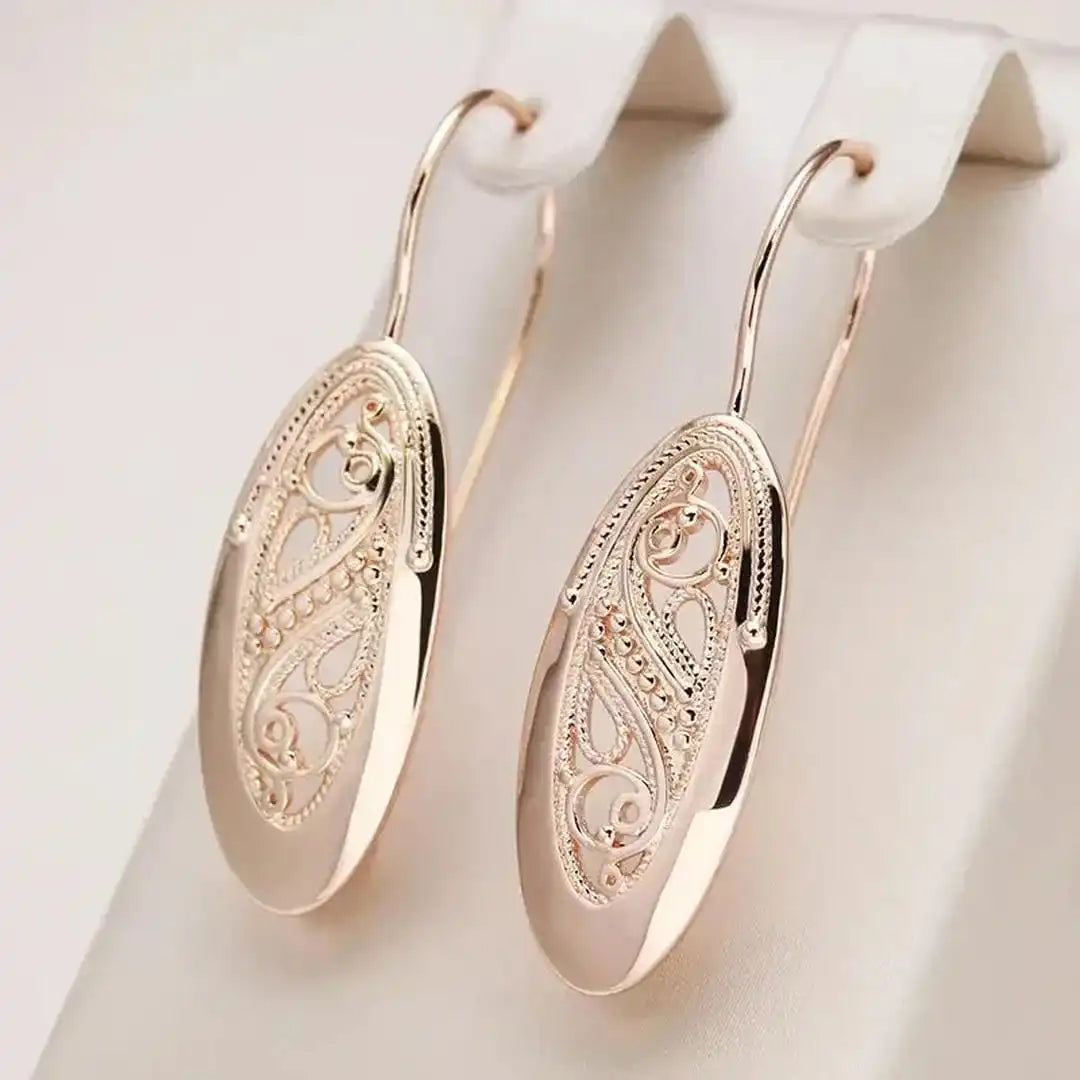 Opengleam Radiant Gold Drop Earrings