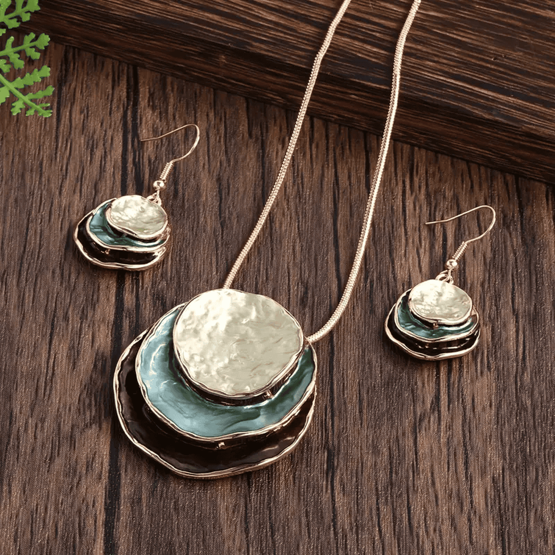 Vintage Blue Stacked Stone Set