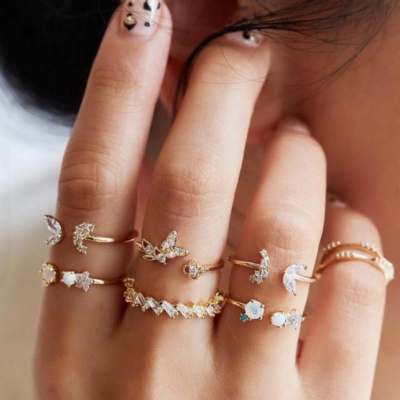 Unique Collection of 8 to 12 Rings