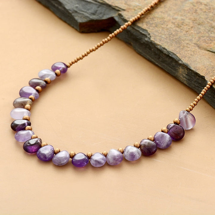 Amethyst Necklace of Love and Essence