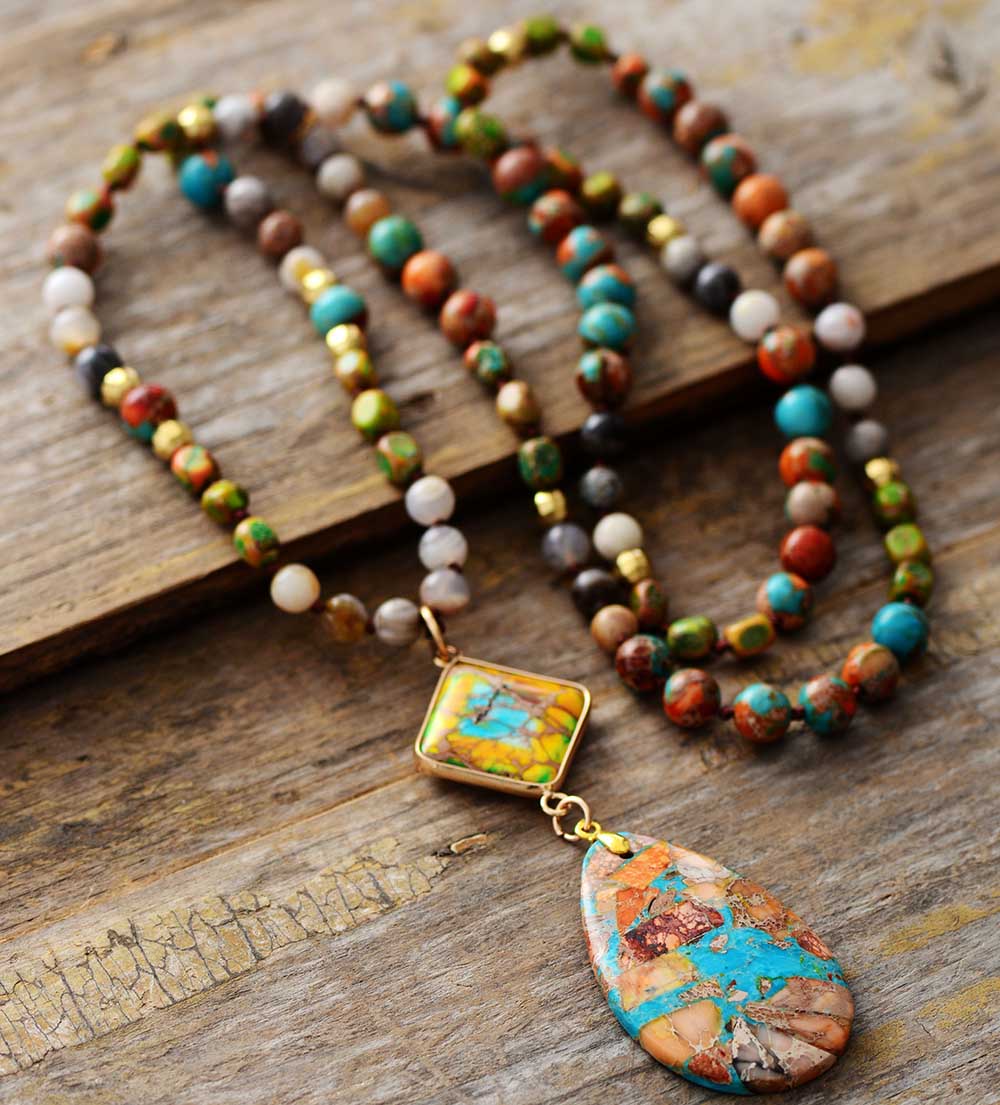 Radiant Jasper Wellness Necklace