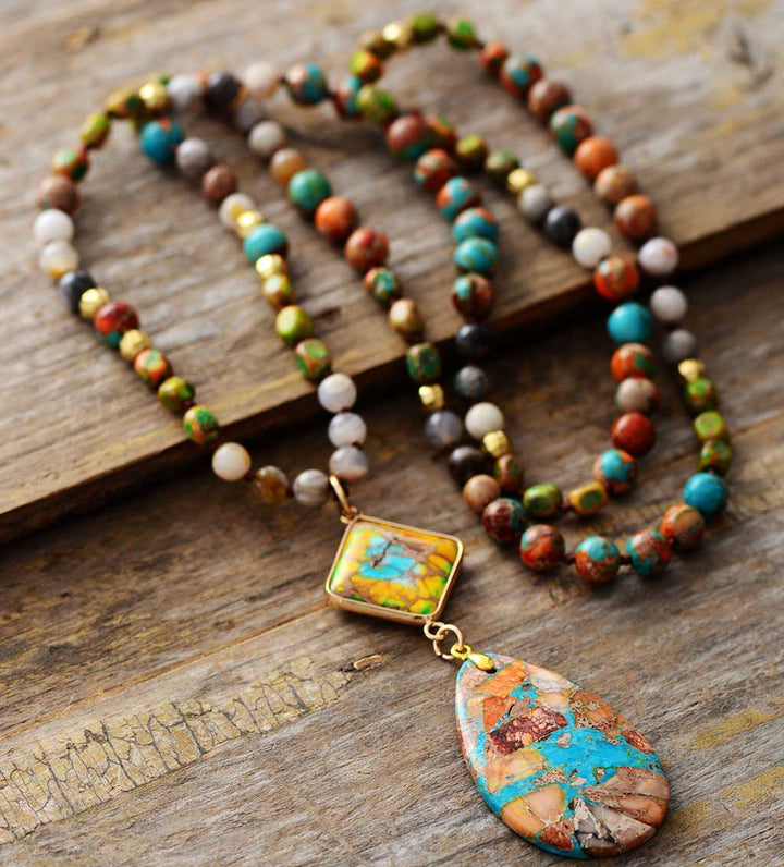 Radiant Jasper Wellness Necklace