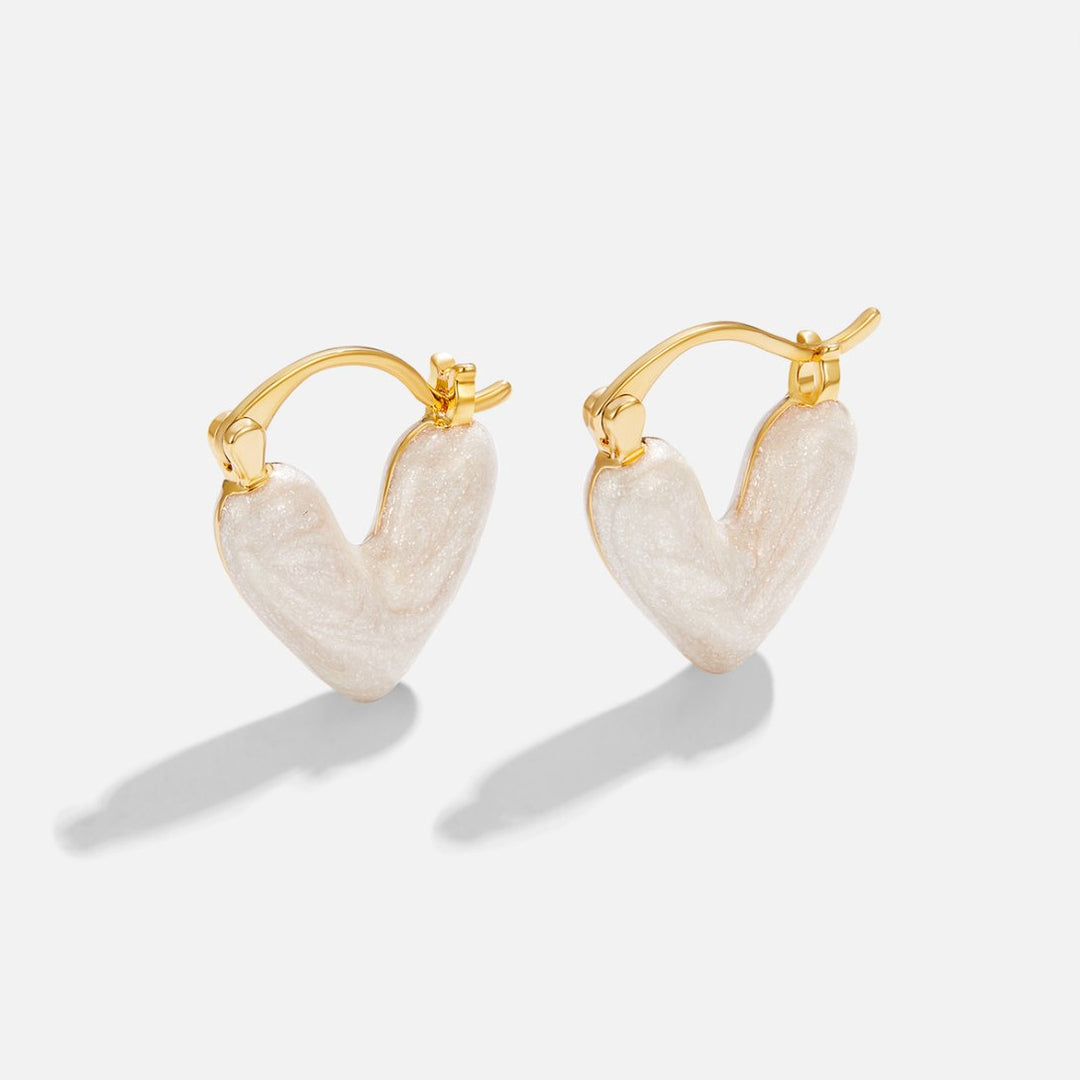 Authentic Heart-Shaped Earrings