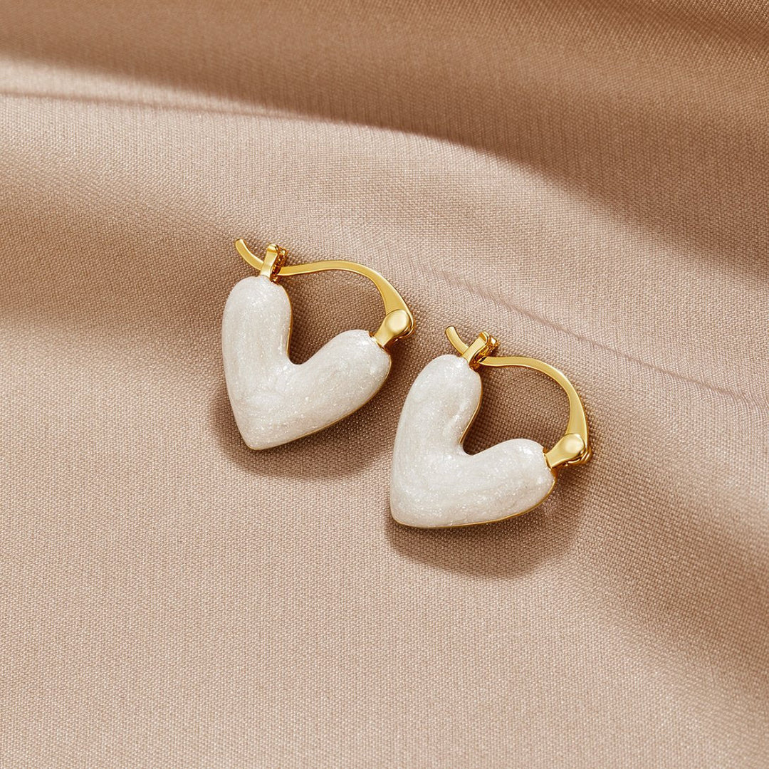 Authentic Heart-Shaped Earrings
