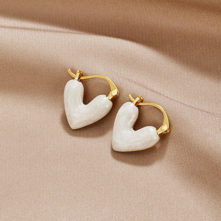Authentic Heart-Shaped Earrings