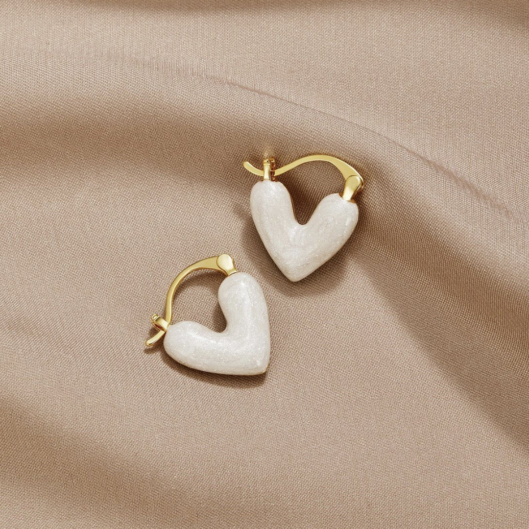 Authentic Heart-Shaped Earrings