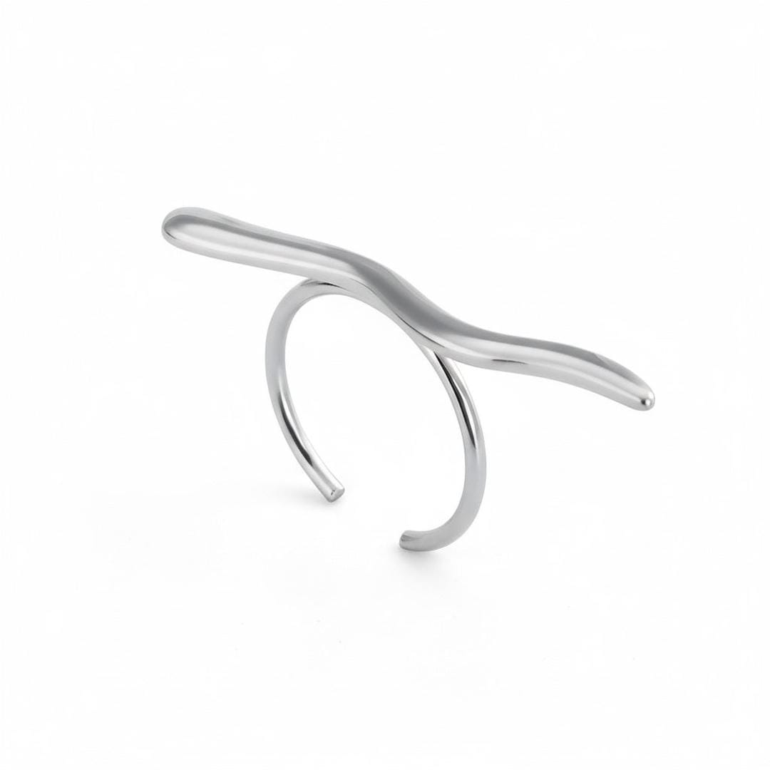 Elegant Golden Twig Ring