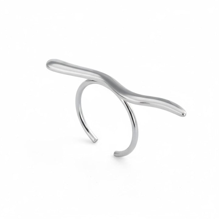 Elegant Golden Twig Ring