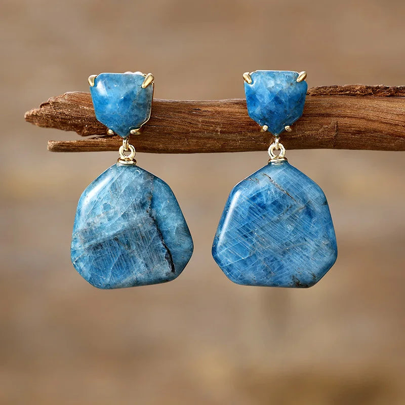 Modern Geometric Drop Earrings